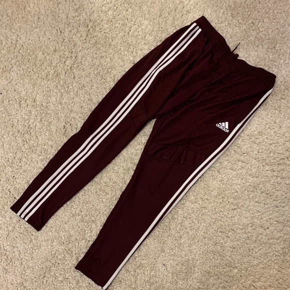 Adidas TIRO 19 TRAINING PANTS Maroon/White - Picture 2 of 4